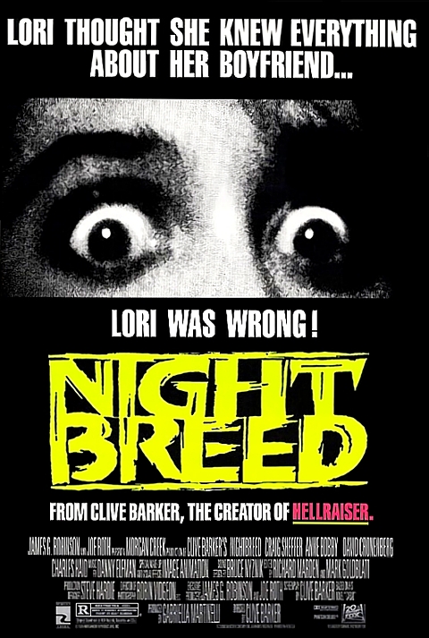 Incredibly inappropriate poster for Nightbreed