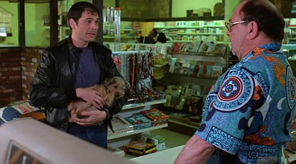 The obligatory creepy store owner